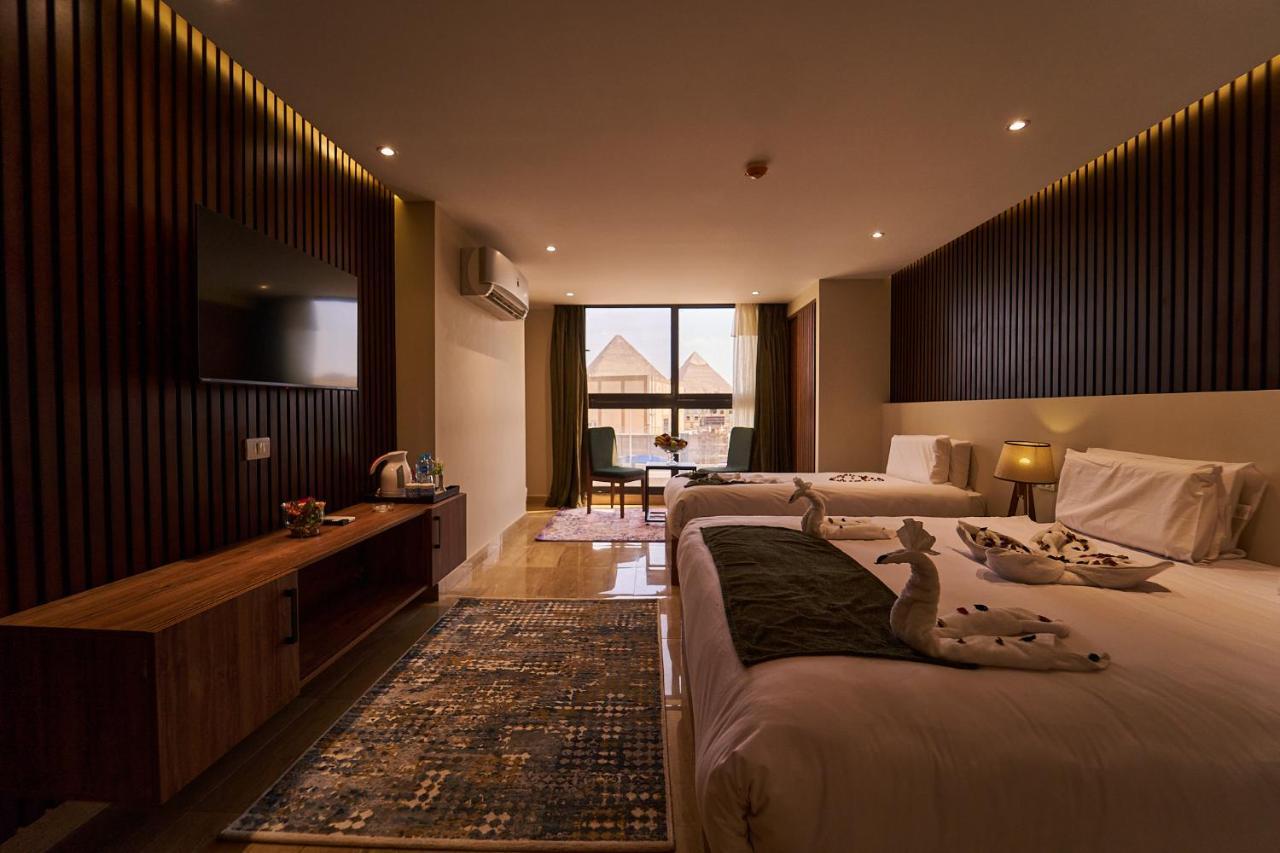 Al Kawm al Akhdar New Pyramid Front Hotel מראה חיצוני תמונה